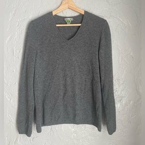Gray Cashmere Sweater